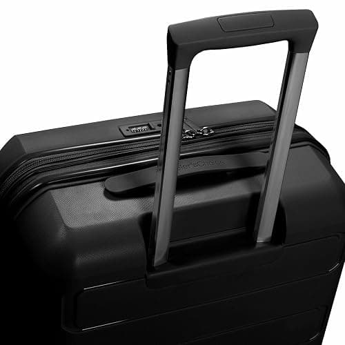 Traveler's Choice Pagosa Indestructible Hardshell Expandable Spinner Luggage, Black, 2-Piece Set (22/26) thumbnail 9