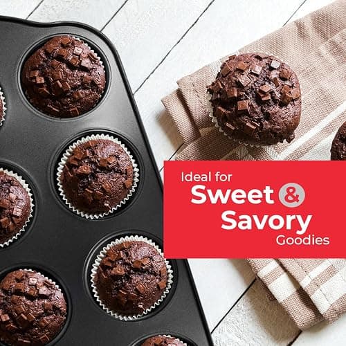 PERLLI Non-Stick 10-Piece Baking Pan Set, BPA-Free Carbon Steel Bakeware Set with Silicone Handles, Stackable Kitchen Oven Set, Cookie Sheet, Baking Tray, Baking Sheet Set, Oven Safe (446°F) thumbnail 7
