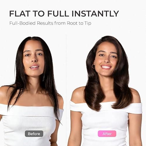 TYMO Hair Dryer Brush Blow Dryer Brush in One, 4 in 1 Ionic Hairdryer and Styler Volumizer with Oval Titanium Barrel, Hot Air Straightener for Smooth Frizz-Free Blowout, Pink, 2.85 Inch thumbnail 3