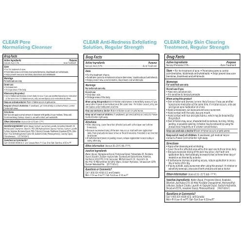 Paula's Choice CLEAR 3-Piece Acne Kit, Includes Daily Cleanser, 2% Salicylic Acid Exfoliant & Benzoyl Peroxide Treatment, Prevents & Treats Mild to Severe Acne & Breakouts, Fragrance-Free, Set of 3 thumbnail 5
