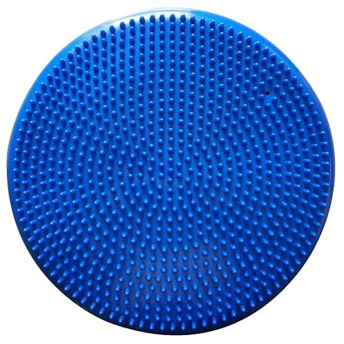 AppleRound Inflated Wobble Cushion with Hand Pump, Air Stability Board (Extra Thick), Core Balance Disc for Adults, Sensory Wiggle Seat for Kids, Flexible Seating for All Age, 13.5in / 34cm Diameter thumbnail 2