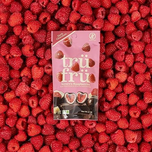 Tru Fru Grab & Go Hyper-Dried Real Raspberries in Dark Chocolate 2.1oz thumbnail 3