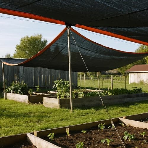 winemana 40% Black Shade Cloth, 10 x 20 FT Durable Mesh Tarp with Grommets, Resistant Garden Sun Shade Netting, Shading Antifreezing for Pergola, Greenhouse, Plants Growing, Chicken Coop thumbnail 2