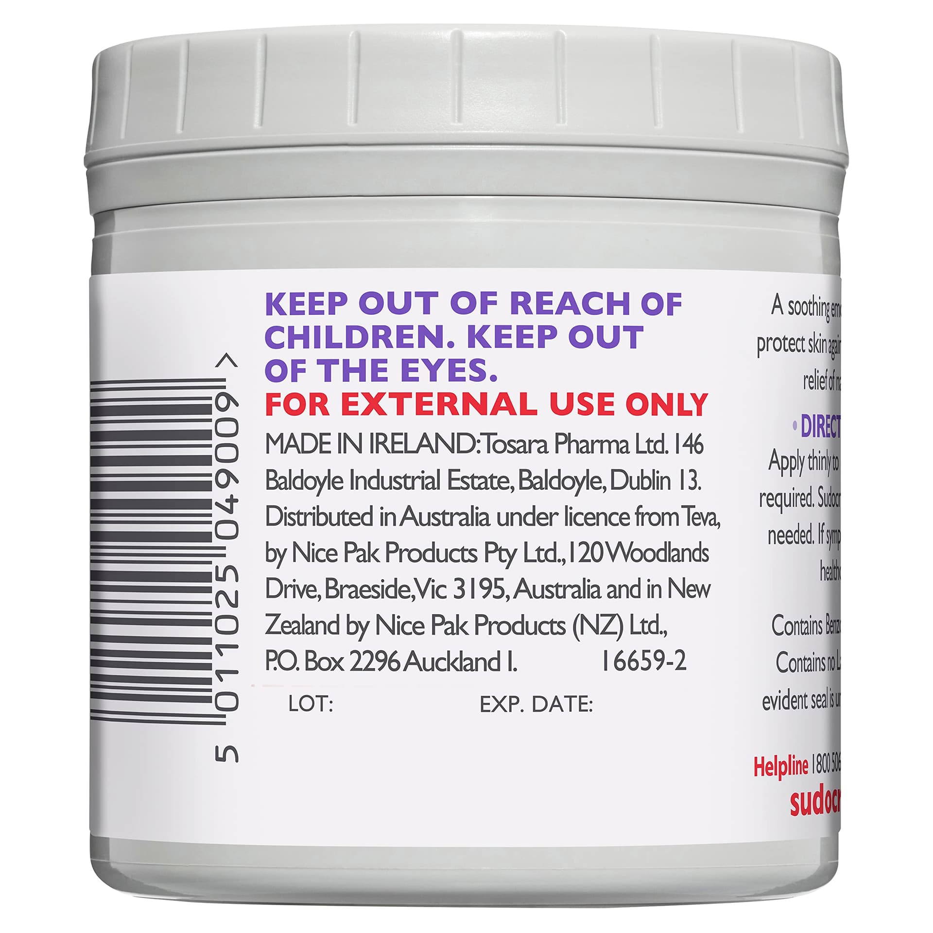 Sudocrem Healing Cream 400g thumbnail 3