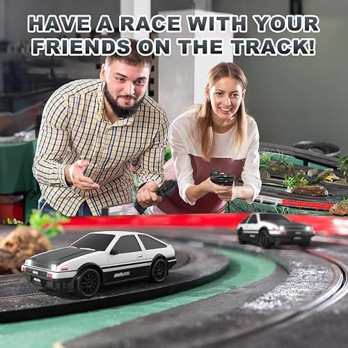 RC Drift Car for Boy Age 6 7 8 9 10, 1:24 Remote Control Drift Cars, 25KM/H | 4WD 2.4GHz Semi Proportional Throttle and LED Light, Remote Control Cars Toys Gifts for 6 7 8 9 10 11 12+ Year Old Boy thumbnail 7