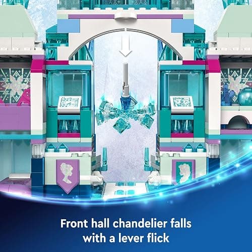 LEGO Disney Frozen Elsa’s Ice Palace Building Set for Kids, Princess Castle with Anna and Elsa Mini-Doll Figures, Disney Princess Toy Gift Idea for Girls, Boys and Movie Fans Ages 6 and Up, 43244 thumbnail 4