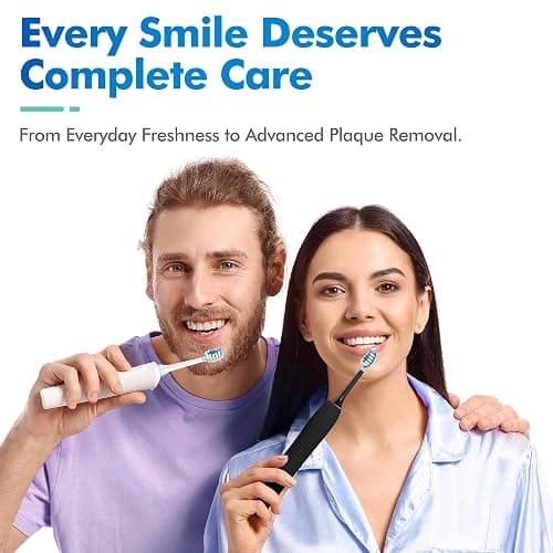 Replacement Toothbrush Heads for Philips Sonicare Electric Toothbrush, 2-in-1 Tongue Cleaner, 10 Pack, Ice Blue,Suitable for Philips Sonicare Heads, C2, C1, C3, W1, W2, W3, G1, G2, G3 thumbnail 3