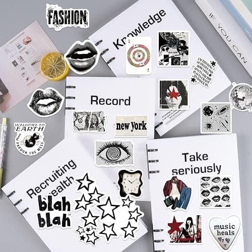 200PCS Aesthetic Downtown Girls Stickers Pack Cool Trendy Y2K Stickers for Water Bottle Funny Waterproof Sticker for Teens Adults Vinyl Sticker for Laptop Skateboard Party Supplies(Downtown200) thumbnail 3