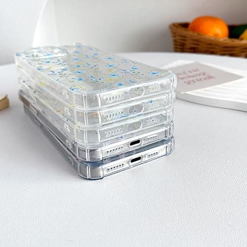 ZTOFERA Étui pour iPhone 15 Pro Max, Coque Transparente en TPU Souple avec Motif Marguerite, Protection Ultra-Mince en Gel de Silicone Anti-Rayures pour iPhone 15 Pro Max (6,7") - Jaune Fleurs thumbnail 4
