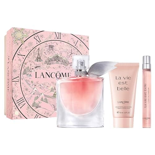 Lancôme La Vie Est Belle Gift Set - Full-Size Refillable La vie est belle Eau De Parfum Spray 1.7 fl. oz, Purse Spray 0.34 fl. Oz, Body Lotion 1.6 fl. oz.- Limited Edition Gift Set for Women - Image 1