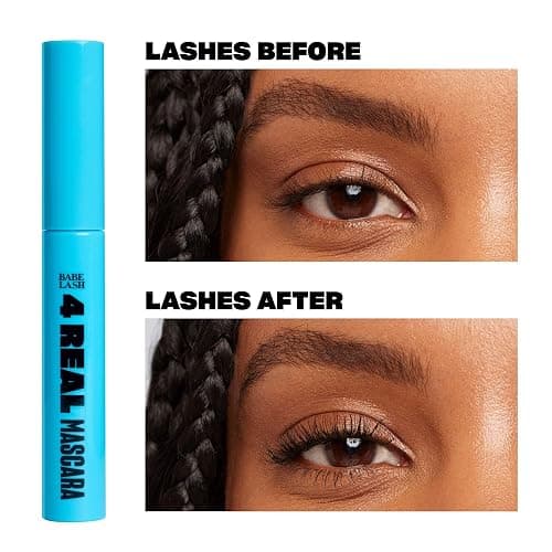 Babe Original Viral Lashes Set for Longer-Looking Eyelashes, Babe Lash Serum, 4 Real Mascara, Pro Lash Separator thumbnail 4