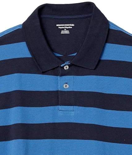 Amazon Essentials Men's Regular-Fit Short Sleeve Cotton Pique Polo Shirt (Available in Big & Tall) thumbnail 7