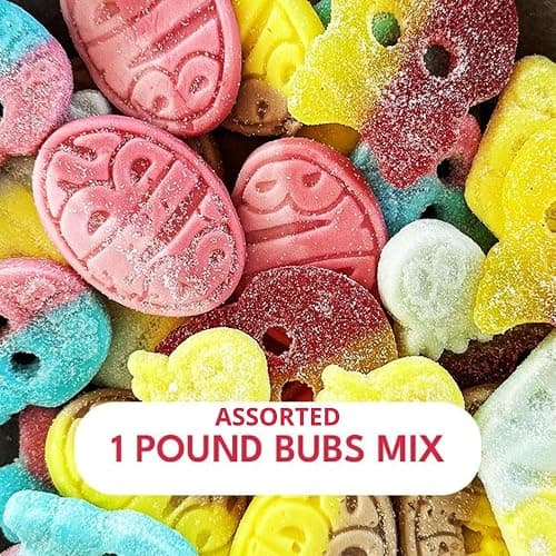 Bubs Swedish Candy Mix - Big Ovals, Skulls, and More - Sweet and Sour Swedish Gummies - 1 Pound of Godis From Sweden thumbnail 7