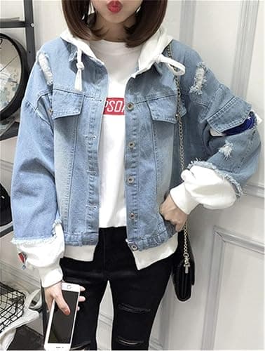 GO2COSY Anime My Dress-Up Darling Denim Jeans Jacket Hoodie Hooded Sweatshirt Sweater Pullover thumbnail 5