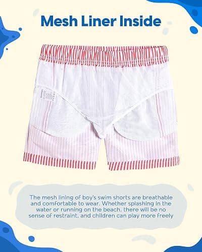 maamgic Boys Swim Trunks Toddler Swim Shorts Little Boys Bathing Suit Swimsuit Toddler Boy Swimwear thumbnail 2