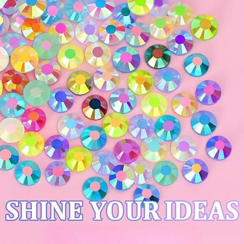 KCZ 30000pcs Resin Jelly Rhinestones – 3mm Mixed-Color Flatback Gems for Bedazzling, Diamond Art, Nail Art, Shoes, Crafts & DIY Projects thumbnail 6