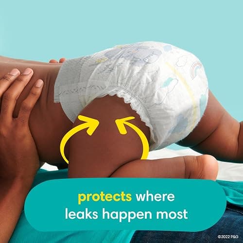 Pampers Swaddlers Disposable Baby Diapers Size 5, 132 Count with Sensitive Water Based Baby Wipes 4X Pop-Top Packs (336 Count) thumbnail 5