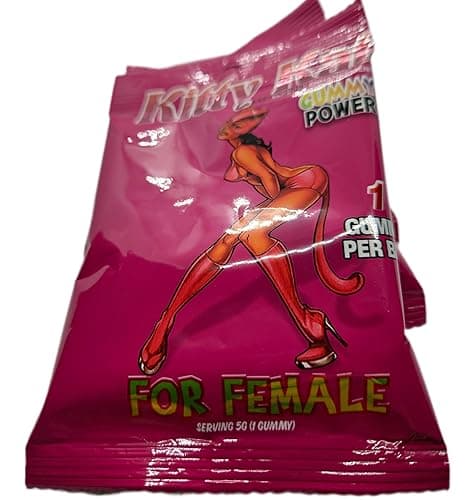 One Individual Sachet Pink Kitty Kat Gummy Honey for her. for Women only (Honey)