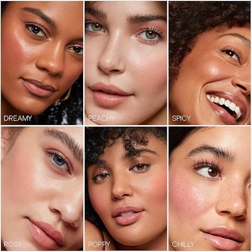 Saie Dew Liquid Blush for Cheeks - Hydrating Cream Blush Stick with a Blendable + Buildable Formula - Skincare Infused Dewy Cheek Tint for a Natural Flush - Glowy Makeup Essential - Chilly (.40 oz) thumbnail 5