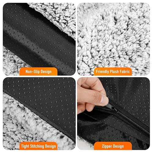 Self Warming Cat Bed, 2.0 Upgraded Thermal Mat for Indoor Cats, 18 x 27 In | Non-Electric Self Heating Cat Pad, Removable Washable Cover, Heat-Reflective Foil, Non-Slip Base for Kittens and Senior Cats thumbnail 4