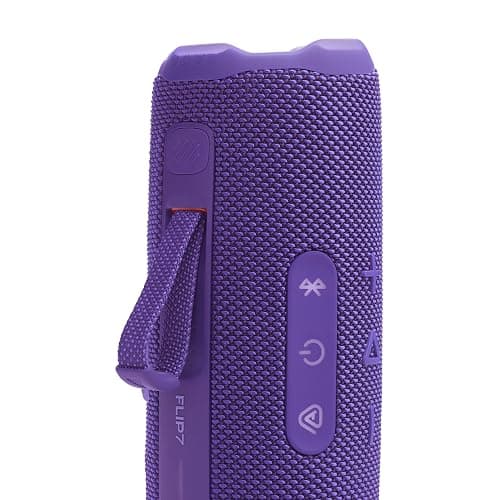 JBL Flip 7 - Portable Waterproof and Drop-Proof Speaker, Bold JBL Pro Sound with AI Boost, 16Hrs of Playtime, and PushLock System with Interchangeable Accessories (Purple) thumbnail 10