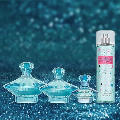 Britney Spears Curious 100 ml – Eau de Parfum for Women – White Floral Fragrance – Notes of Magnolia, Jasmine and Vanilla Musk – Aqua Glass Bottle thumbnail 8