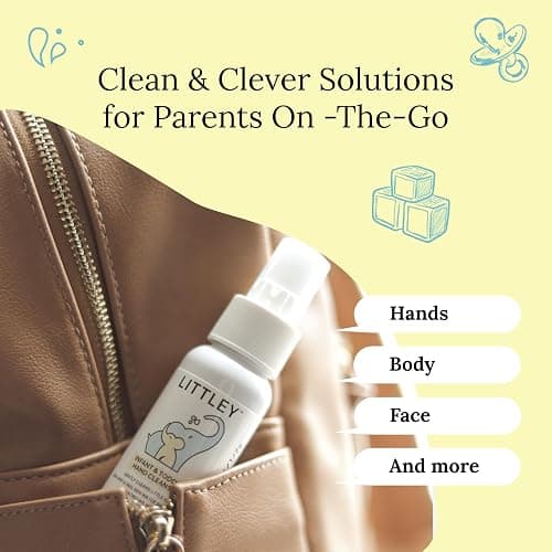 Think Smarter Products Littley Infant & Toddler Hand Cleanser with Hypochlorous Acid, Gently Cleans Dirt & Germs, Non-Toxic & Alcohol-Free, Safe for Sensitive Skin, 8oz Spray Bottle thumbnail 6