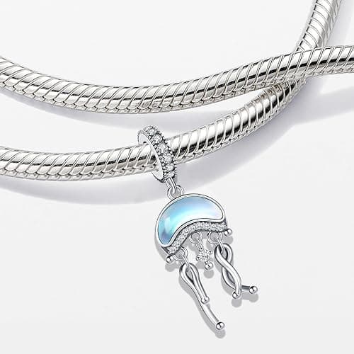 BOIGEGU 925 Sterling Silver Charm for Women Bracelets and Necklace Fashion Bead Charms Clearance for Mother Daughter Sisters Friends Jewelry Gift thumbnail 2