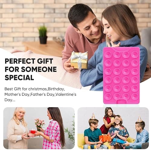 CukoHno Classic - Suction Phone Card Holder Adhesive Mount,Up to 3 Cards,Hands-Free,Strong Grip Holder for Selfies and Videos,2.28″x 3.5″,Hot Pink thumbnail 6