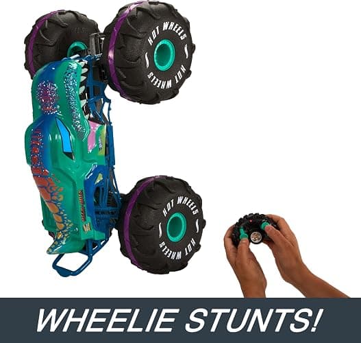 Hot Wheels RC Monster Trucks Mega-Wrex in 1:6th Scale, Extra Large Remote-Control Toy Truck, More Than 2ft Long thumbnail 6