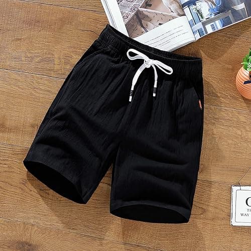 amropi Homme Lot de 3 Short Cargo à Taille Élastique Shorts Sport Pantalon Court avec Poche thumbnail 2
