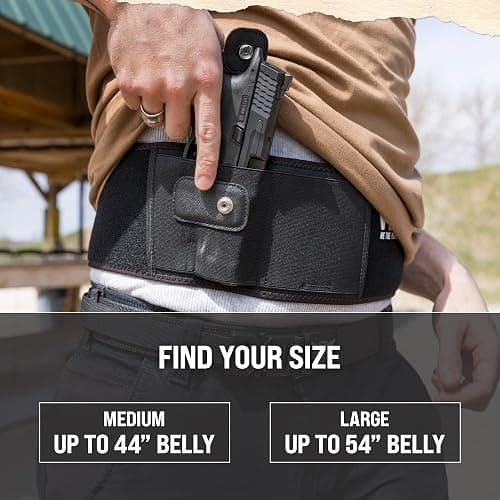 We The People Holsters - Universal Belly Band Holster for Concealed Carry thumbnail 3