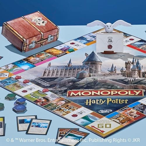 Monopoly Harry Potter Edition Board Game | A Magical Adventure at Hogwarts | Ages 8 and Up | 2 to 6 Players | Family Games | Gifts for Kids and Adults thumbnail 4
