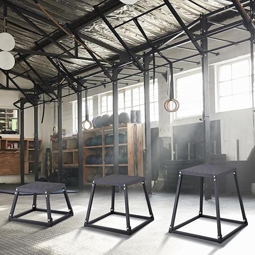 VEVOR Plyometric Jump Box, 18 Inch Plyo Box, Steel Plyometric Platform and Jumping Agility Box, Anti-Slip Fitness Exercise Step Up Box for Home Gym Training, Conditioning Strength Training thumbnail 8
