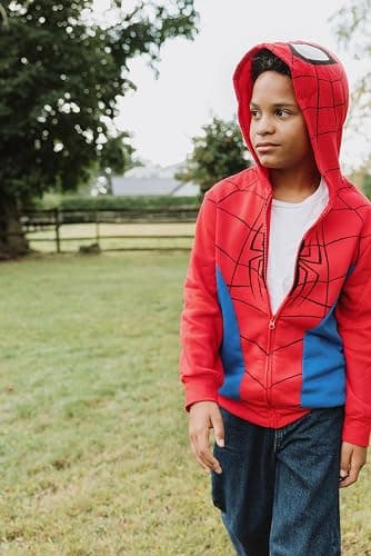 Marvel Spider-Man Spider-Verse Venom Zip Up Hoodie Toddler to Big Kid thumbnail 2