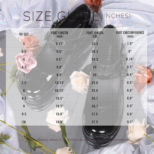 Accloris Women’s Mary Jane Shoes Platform Chunky Heel Mary Janes Round Toe Double Strap Pumps Goth Uniform Dressy Lolita Vintage Cosplay Pumps Comfort Cute Trendy Shoes thumbnail 6
