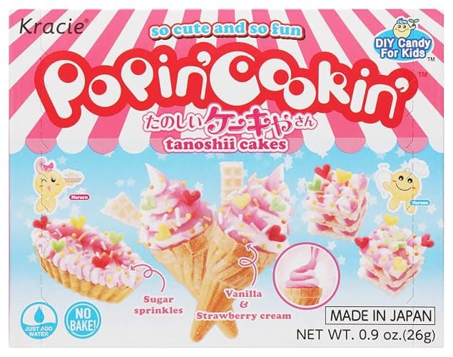 Kracie Popin' Cookin' DIY Candy Cake Kit, No Bake, 0.9 Ounces (Pack Of 1) - Image 1