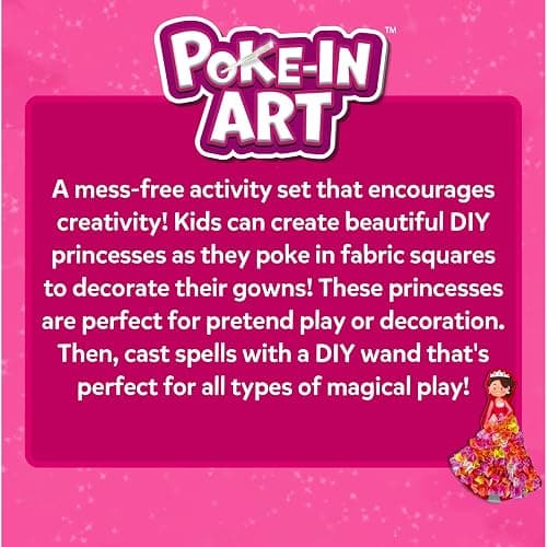 Skillmatics Poke-in Art - Magical Princesses, Mess-Free Fun for Kids, DIY Wood Craft Kits, Creative Activity, Christmas Gifts for Girls & Boys Ages 4, 5, 6, 7, 8, 9 thumbnail 9