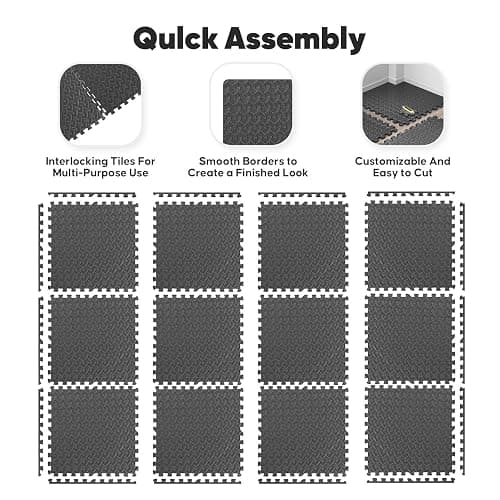 Black gym mat thumbnail 6