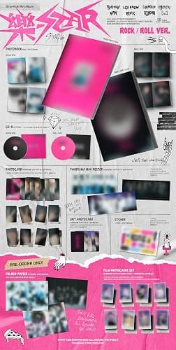 Stray Kids 樂-STAR ROCK-STAR 8th Mini Album CD+Contents+Photocard+Tracking Sealed SKZ (Standard ROLL Version) thumbnail 2