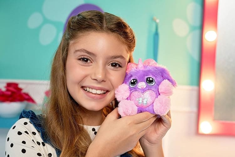 Rainbocorns Puppycorn Surprise Series 3 (Pink Karmo) by ZURU, Collectible Plush Stuffed Animal, Surprise Egg, Sticker Pack, Slime, Dog Plush, Ages 3+ for Girls, Children thumbnail 2