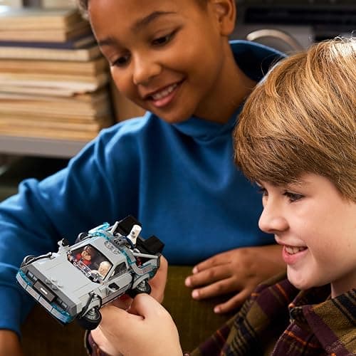 LEGO Speed Champions Time Machine from Back to The Future Building Toy for Kids - Pretend Play & Display Car Toy W/2 Build Modes for Boys & Girls, Ages 9+ - Gift Ideas for Birthdays & Fans - 77256 thumbnail 2