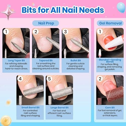 Beetles Gel Nail Polish Kit with U V Light and Nail Drill - 55Pcs Gel Nails Kit 32 Color LuliCore Polka Set with Base Top Coat Professional Manicure Set Home Salon DIY Gifts for Women thumbnail 4