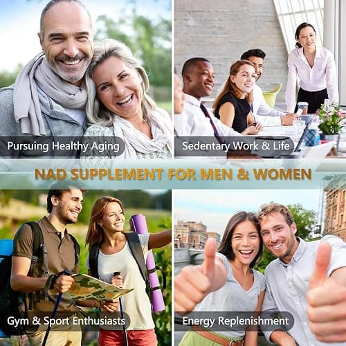 UNcena NAD Supplement 1500mg - Liposomal NAD+ Nicotinamide Riboside with Resveratrol, NAD Plus Boosting - Support Cellular Health, Stamina & Healthy Aging for Women & Men- 120 Capsules thumbnail 9