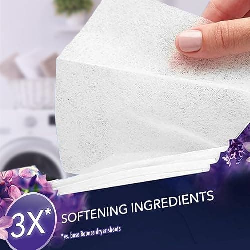 Downy Infusions Mega Dryer Sheets, Laundry Fabric Softener, CALM, Lavender and Vanilla Bean, 180 Count (3 box of 60 sheets) - 180 Count (Pack of 1) - Lavender & Vnl Bean thumbnail 5