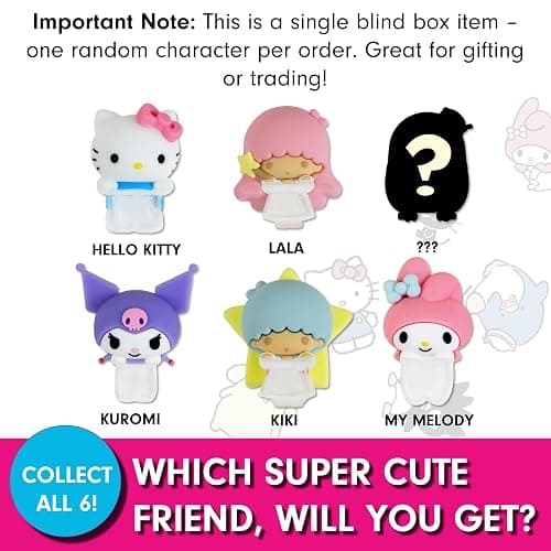 Sonix x Sanrio Hello Kitty & Friends Peekers - Pastel Series Blind Box - Adhesive Decorative Mini Figures - Includes Hello Kitty, My Melody, Kuromi, Little Twin Stars, or Mystery Character thumbnail 2