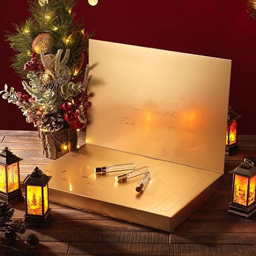 Advent Calendar 2025 – 24pc Perfume Gift Set – Christmas Beauty Gifts for Teen Girls Floral Fragrance Sampler, Travel-Size Perfumes - Holiday Countdown Calendarr thumbnail 7