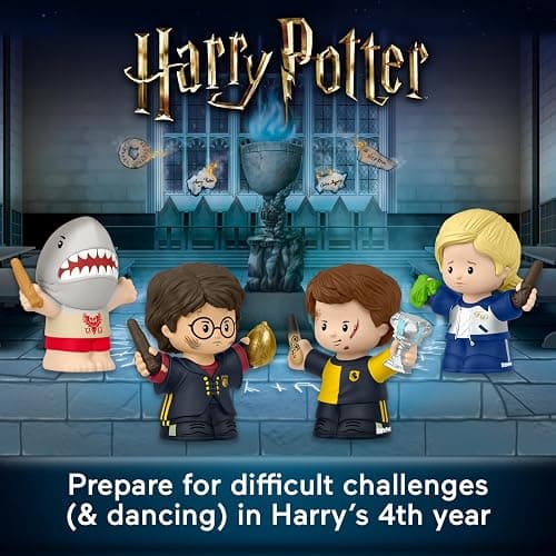 Little People Collector Harry Potter and the Goblet of Fire Special Edition Set for Adults & Fans, 4 Figures in a Display Box thumbnail 3
