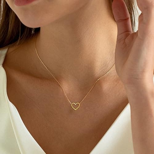 Tewiky Layered Disc Circle Choker Necklace 18k Gold Plated Double Lip Satellite Beaded Chain Necklace for Women Girls thumbnail 2