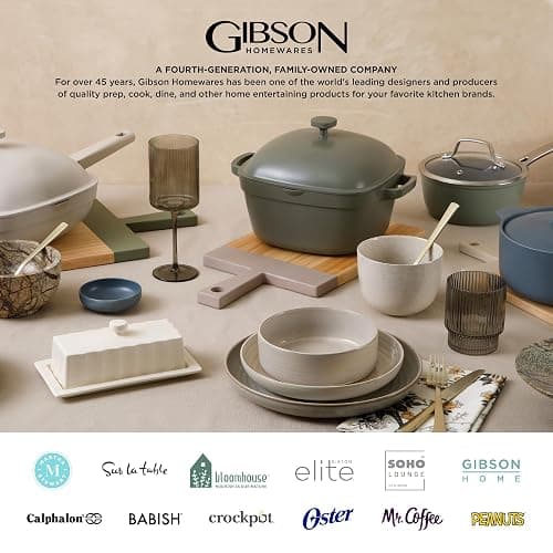 Gibson Home Zen Buffet Porcelain Chip and Scratch Resistant Dinnerware Plates, Bowls, and Mugs Set, Service for 4 (16pcs), White (Square Dishes) thumbnail 7